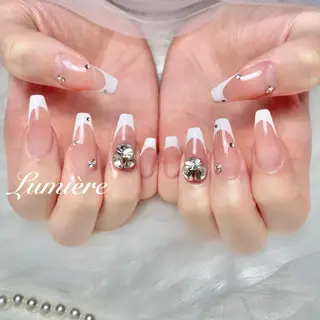 ネイル Lumière｜ ロング｜ワンホンのネイルデザイン