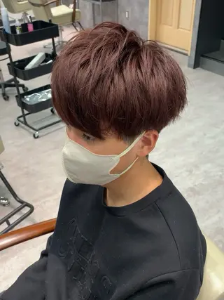 ショート カラー メンズ 垢抜けへの近道✂️ メンズ縮毛矯正/齊藤のヘアスタイル