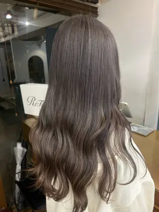 ロング カラー 大阪デザインカラー/ カットモデル募集のヘアスタイル