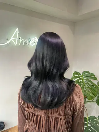 セミロング カラー 新宿/透明感カラー/ 髪質改善/桜良のヘアスタイル