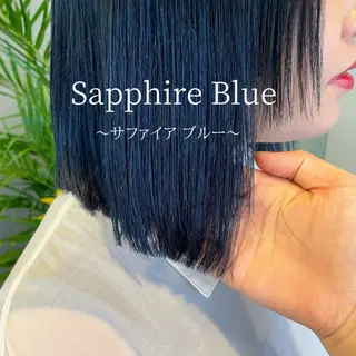 ミディアム カラー ハイトーン/レイヤー 似合わせ・ユキノのヘアスタイル