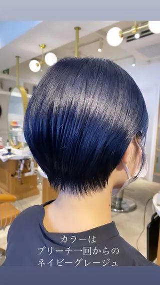 ショート 髪質改善レイヤー/ ボブたんの翔太のヘアスタイル