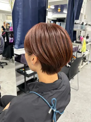 ショート 🪽直毛男子の救世主 🪽フェザーパーマのヘアスタイル
