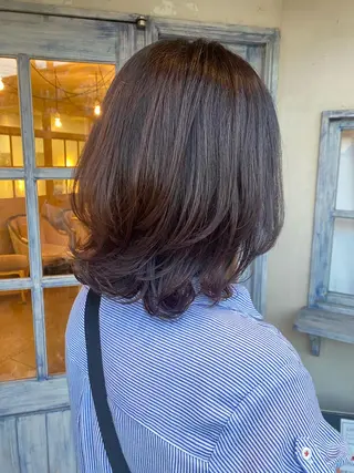 ミディアム Kasuga Sayuriのヘアスタイル