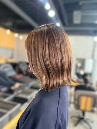 ミディアム 今だけ無料✨髪質改善 谷本さちのヘアスタイル