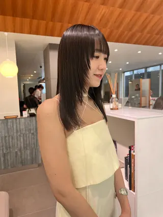 セミロング 柔らかいカラー🎀 rinaのヘアスタイル