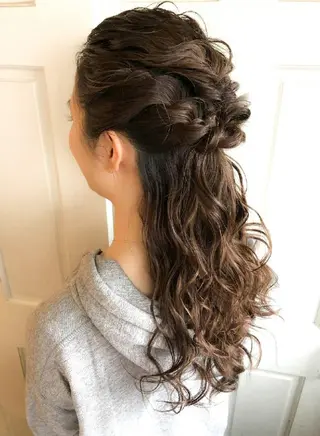 ヘアアレンジ ショート✨ボブ✨代表 新田見美仁のヘアスタイル