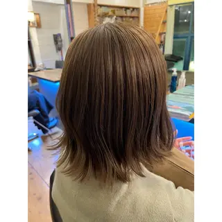 ミディアム カラー Lagom なかだのヘアスタイル
