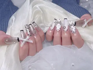 ネイル 🎀も ものネイルデザイン