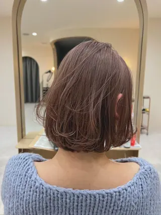 ショート ベージュ/髪質改善 新潟/万代/井上佑のヘアスタイル