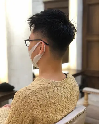 ショート メンズ 鷺沼駅徒歩1分 キシタクのヘアスタイル