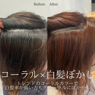 ミディアム カラー matka白髪ぼかし 大人ヘア/KEIKOのヘアスタイル