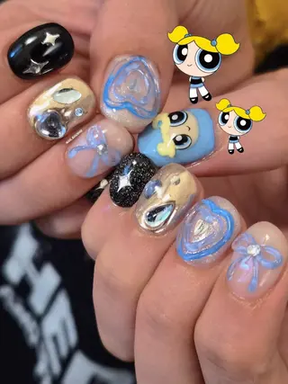 ネイル 3dパーツ/流行り 👧shushu❤️のネイルデザイン