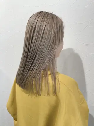 セミロング カラー SHOEI 【nero】のヘアスタイル
