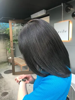 セミロング カラー 渋谷/ALBUM \ＭＡＹＡのヘアスタイル