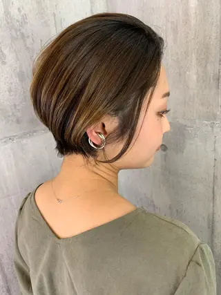 ショート 🌷レイヤーカット/ 透明感カラー🌷増田のヘアスタイル