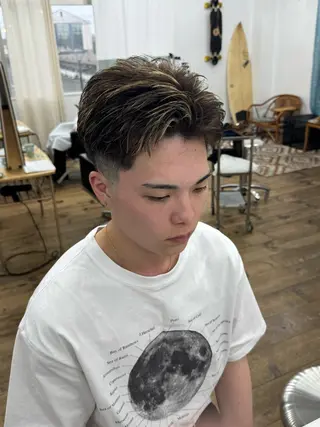 ショート カラー メンズ メンズ特化サロン ユウヘイのヘアスタイル