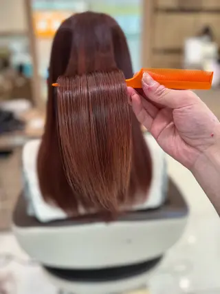 セミロング カラー 店長/髪質改善 小早川周大のヘアスタイル