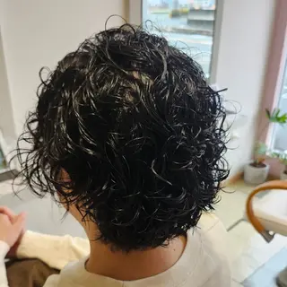 メンズ パーマ 暖色カラー/髪質改善 /メンズ🧡莉南のヘアスタイル