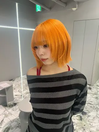 カラー GEM/ hinanaのヘアスタイル