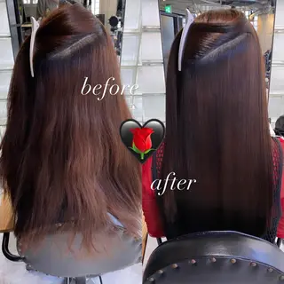 ロング 大橋 美咲のヘアスタイル