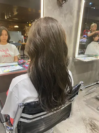 カラー 透明感カラー🌿 グレージュ🐺陽介のヘアスタイル