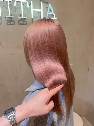 ロング カラー 似合わせベージュ 🍯ayumi🍯のヘアスタイル