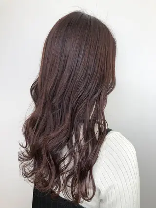 セミロング カラー 【透明感、艶髪】西村 有司のヘアスタイル