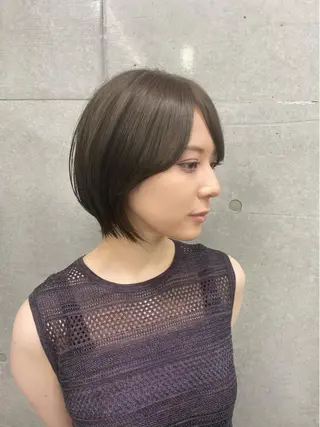 ショート カラー 原宿アンリ 山下卓也のヘアスタイル