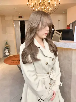 ロング カラー りん 🎀韓国スタイルのヘアスタイル
