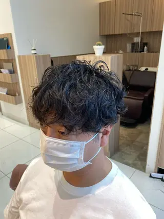 パーマ メンズ 💫副店長💫 篠崎 はやとのヘアスタイル