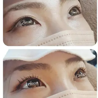 マツエク・マツパ Lemon grassのマツエク・マツパデザイン