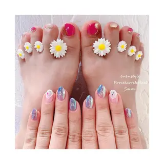 ミディアム ネイル 👑enen style👑のネイルデザイン