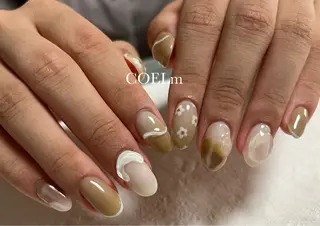 ネイル COELm🌙 /ネイル着付けのネイルデザイン