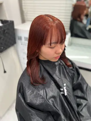 カラー ブリーチなし透明感 💗RYOTAのヘアスタイル