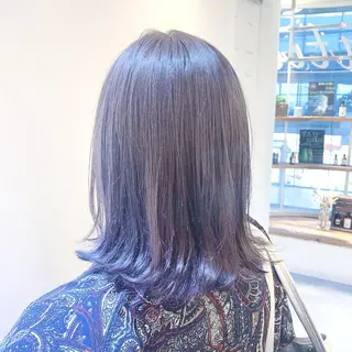 ミディアム カラー ヘアアレンジ 似合わせhair🔸 アサダ タカコ🔸のヘアスタイル