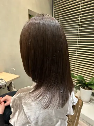ミディアム カラー 溝口 右京のヘアスタイル