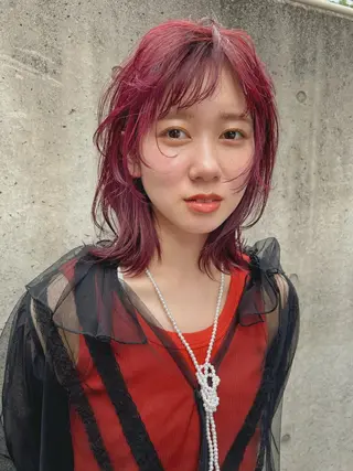 ミディアム 大澤 叶方のヘアスタイル