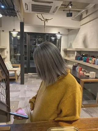 ミディアム 三野 隼澄のヘアスタイル