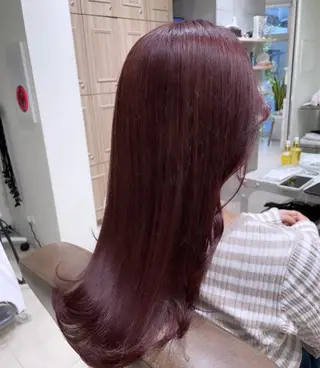 ロング 艶カラー🩵中久保 舞優🩵のヘアスタイル