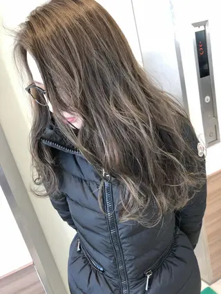 ロング カラー 店長 小池アキトのヘアスタイル