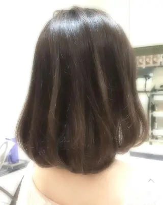 ミディアム パーマ 仲西 愛鈴のヘアスタイル
