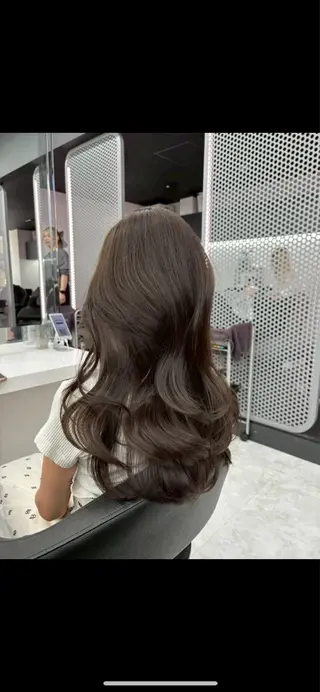 ロング カラー 🤍透明感推しカラー 🤍yui‪💞✨のヘアスタイル