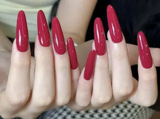 ネイル ロングネイル長さ出し 専門Spade Qのネイルデザイン