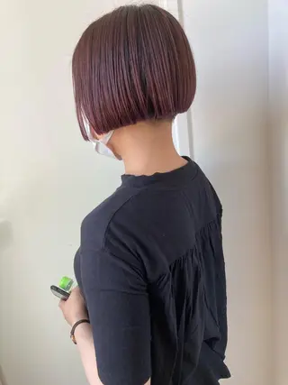 ミディアム カラー 小木曽智美 /ボブ/ショートのヘアスタイル