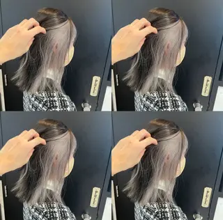 セミロング カラー 髪質改善 /絹髪🫧ゆたかのヘアスタイル