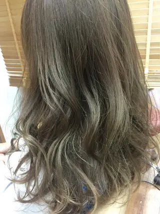 ロング カラー パーマ ヘアアレンジ メンズ RIYA❤︎ Aujuaソムリエのヘアスタイル