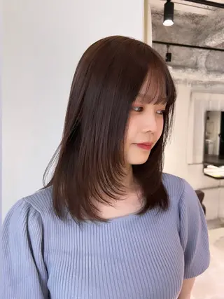 ミディアム カラー ハイトーン/ボブ 🎀sonokaのヘアスタイル