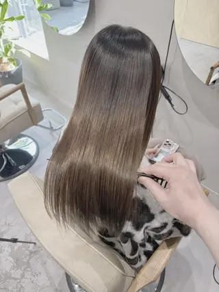 ロング 髪質改善✨縮毛矯正✨ が得意‼️高島英隆のヘアスタイル