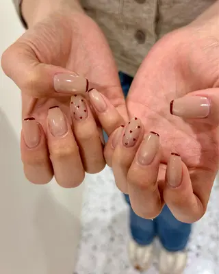 ネイル 新宿ニュアンスネイル makotoのネイルデザイン